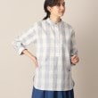 デッサン(レディース)(Dessin(Ladies))の【リンクコーデ】TCチェックバンドカラーシャツ1