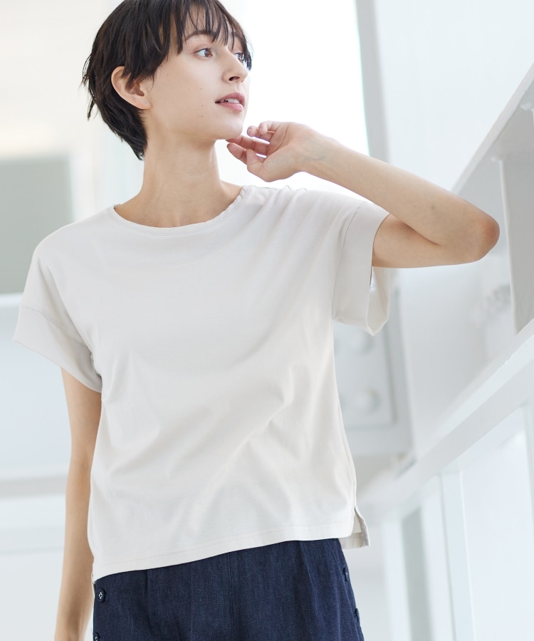 シリーズ累計5万枚!選べる5サイズ・洗える】美光沢カットソー シリーズ累計5万枚!選べる5サイズ・洗える】美光沢カットソー