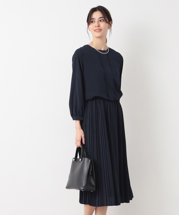 デッサン(レディース)(Dessin(Ladies))の【春SALE】プリーツスカートワンピース8