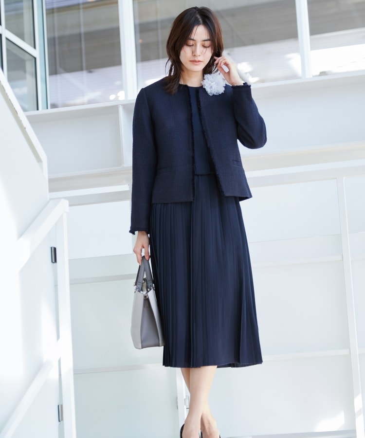 春SALE】プリーツスカートワンピース(ミドルワンピース 春SALE】プリーツスカートワンピース(ミドルワンピース