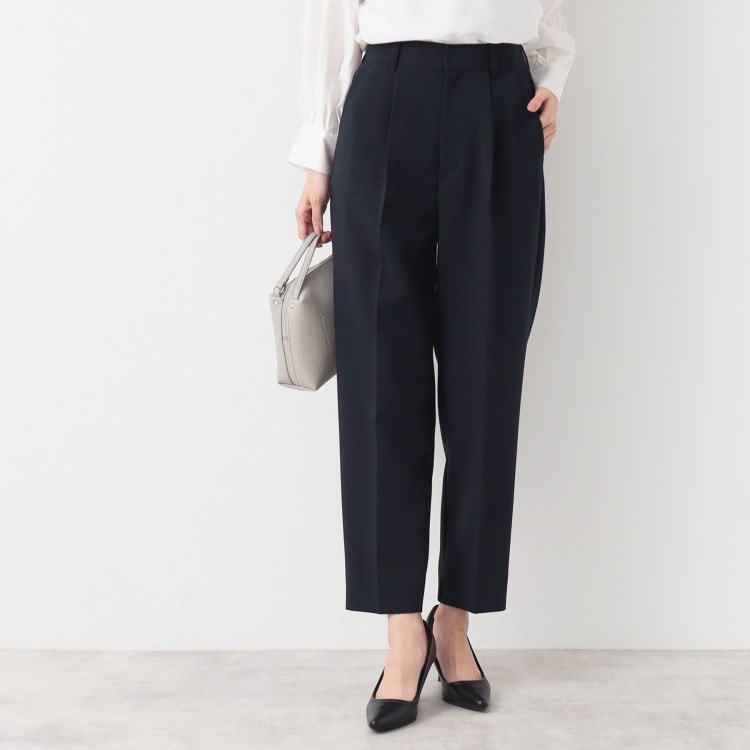 デッサン(レディース)(Dessin(Ladies))の【入卒/セレモニー/セットアップ可能/洗える】テーパードパンツ 6～9分丈パンツ