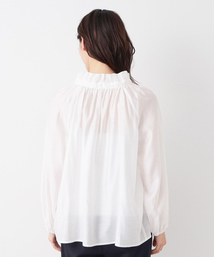 デッサン(レディース)(Dessin(Ladies))の【入卒/セレモニー/洗える】フリルリボンチュールブラウス12