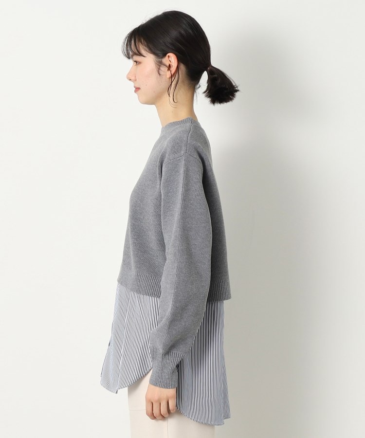 デッサン(レディース)(Dessin(Ladies))の【洗える】シャツレイヤード風ニット10