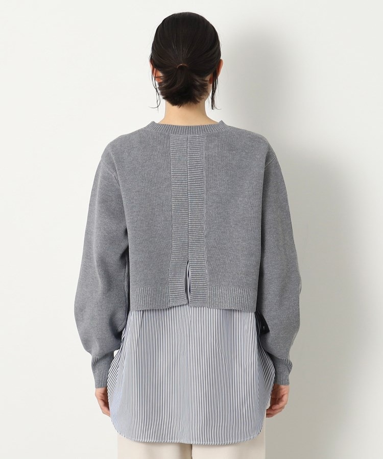 デッサン(レディース)(Dessin(Ladies))の【洗える】シャツレイヤード風ニット11
