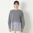 デッサン(レディース)(Dessin(Ladies))の【洗える】シャツレイヤード風ニット9