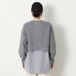 デッサン(レディース)(Dessin(Ladies))の【洗える】シャツレイヤード風ニット11