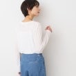 デッサン(レディース)(Dessin(Ladies))の【洗える】クルーネックシースルーロンT1
