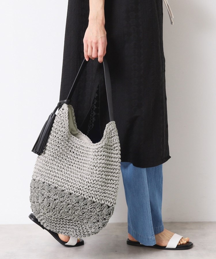 デッサン(レディース)(Dessin(Ladies))の【軽量】タッセルペーパーショルダーバッグ7