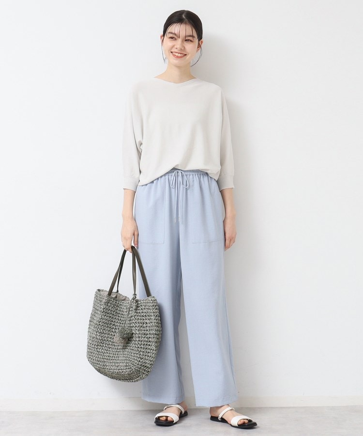 デッサン(レディース)(Dessin(Ladies))の【軽量】ポンポンチャームペーパートート4