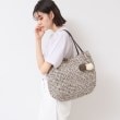 デッサン(レディース)(Dessin(Ladies))の【軽量】ポンポンチャームペーパートート グレージュ(550)