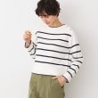デッサン(レディース)(Dessin(Ladies))の【洗える】肩ボタン付きボーダーニット（XS～L）10