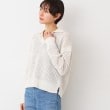 デッサン(レディース)(Dessin(Ladies))の【洗える】襟付きメッシュニット1