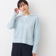デッサン(レディース)(Dessin(Ladies))の【洗える】襟付きメッシュニット9