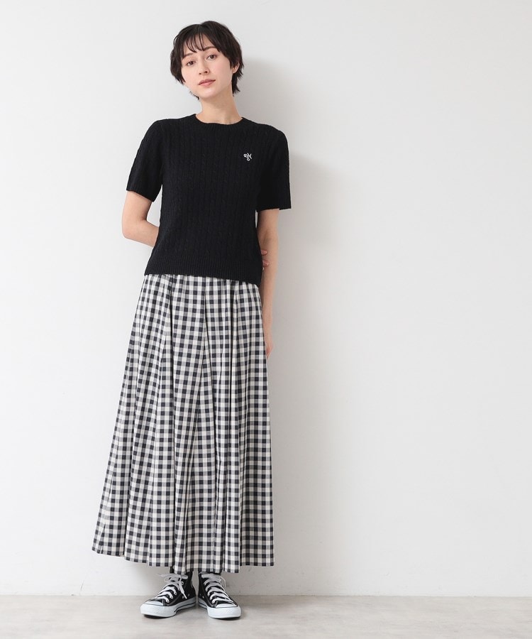 デッサン(レディース)(Dessin(Ladies))の【洗える】ケーブルクルーネックニット11