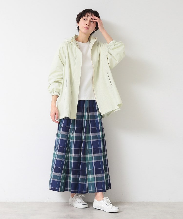 デッサン(レディース)(Dessin(Ladies))の【春SALE】テントラインミドル丈マウンテンパーカ（S～L）6