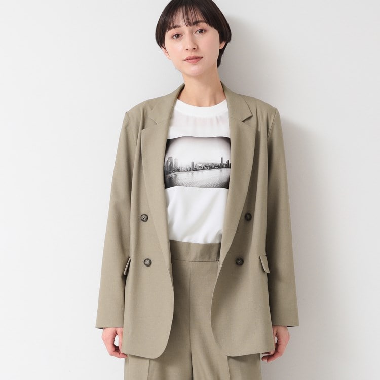 デッサン(レディース)(Dessin(Ladies))の【セットアップ可能・洗える】ダブルジャケット（S～L) テーラードジャケット