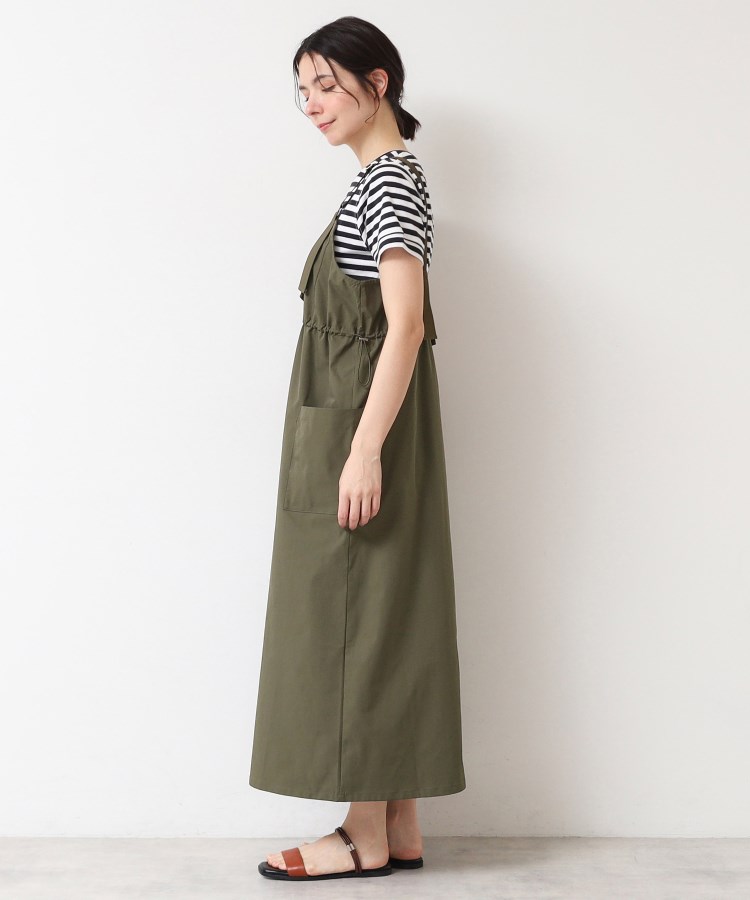 デッサン(レディース)(Dessin(Ladies))の【洗える】ベルト付きワークジャンスカ（S～L）14