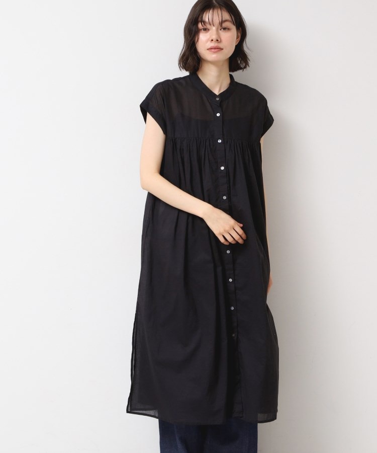 デッサン(レディース)(Dessin(Ladies))の【洗える】シアーシャツワンピース1