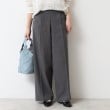 デッサン(レディース)(Dessin(Ladies))の【多機能】リネンブレンドマリンパンツ チャコールグレー(014)