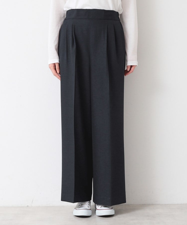 デッサン(レディース)(Dessin(Ladies))の【セットアップ可能】タックワイドパンツ（S～L）9