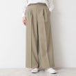 デッサン(レディース)(Dessin(Ladies))の【セットアップ可能】タックワイドパンツ（S～L） ベージュ(052)