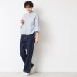 デッサン(レディース)(Dessin(Ladies))の【洗える】バンドカラーストライプシャツ（XS～L）6