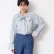 デッサン(レディース)(Dessin(Ladies))の【洗える】ギャザーネックボウタイブラウス5