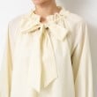 デッサン(レディース)(Dessin(Ladies))の【洗える】ギャザーネックボウタイブラウス16