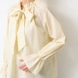 デッサン(レディース)(Dessin(Ladies))の【洗える】ギャザーネックボウタイブラウス17