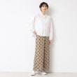 デッサン(レディース)(Dessin(Ladies))の【洗える】バンドカラー袖デザインシャツ（S～L）2