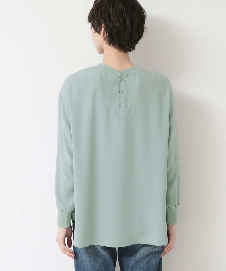 デッサン(レディース)(Dessin(Ladies))の【洗える】バックヘンリープリントブラウス（XS～L）15