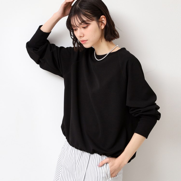 デッサン(レディース)(Dessin(Ladies))の【セットアップ可能・洗える】ジョーゼットドロスト付きブラウス カットソー