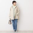 デッサン(レディース)(Dessin(Ladies))の【洗える】フーデッドハーフコート（S～L）7