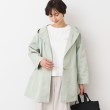 デッサン(レディース)(Dessin(Ladies))の【洗える】フーデッドハーフコート（S～L） ミントグリーン(021)