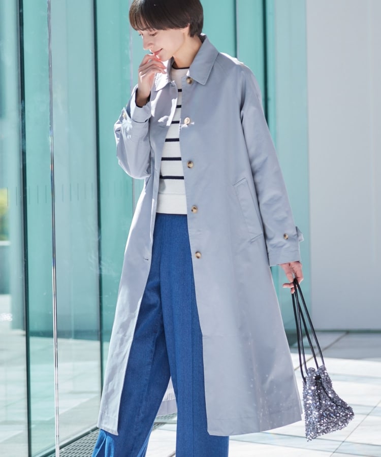 春SALE/洗える】ステンカラースプリングコート(S~L)(ステン 春SALE/洗える】ステンカラースプリングコート(S~L)(ステン