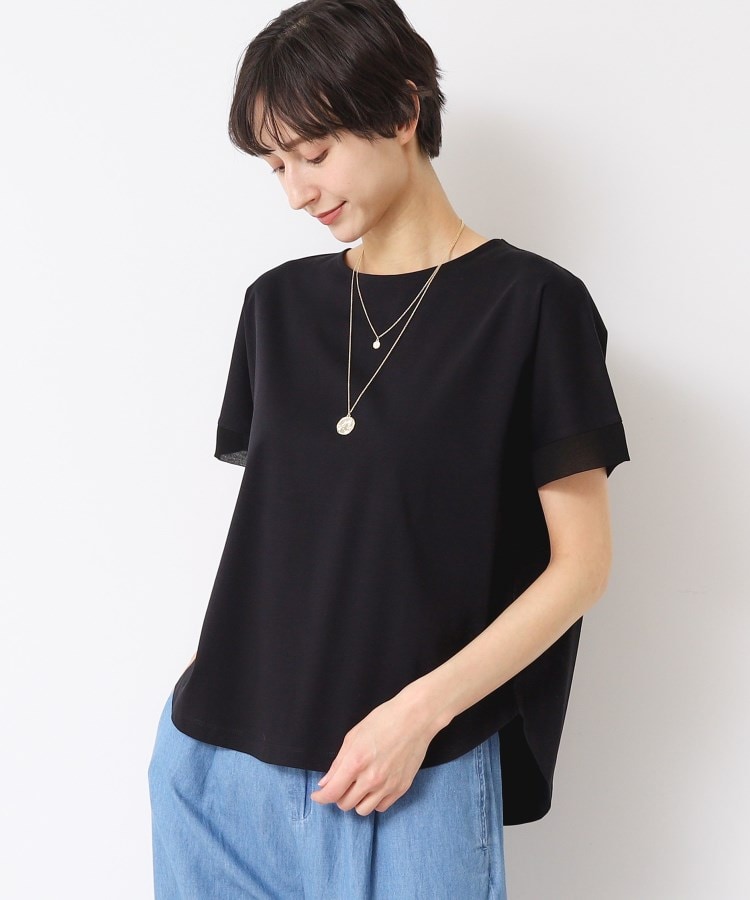 デッサン(レディース)(Dessin(Ladies))の【接触冷感・洗える】美光沢カットソーゆったりシルエット6