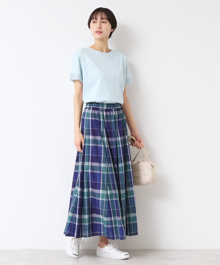 デッサン(レディース)(Dessin(Ladies))の【接触冷感・洗える】美光沢カットソーゆったりシルエット15