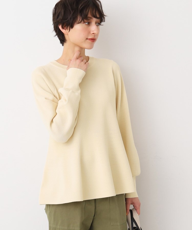 デッサン(レディース)(Dessin(Ladies))の【洗える】ペプラムニット9