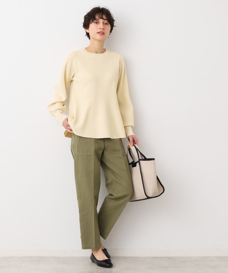 デッサン(レディース)(Dessin(Ladies))の【洗える】ペプラムニット11