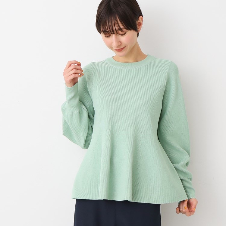 デッサン(レディース)(Dessin(Ladies))の【洗える】ペプラムニット ニット/セーター