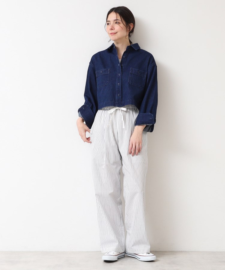 デッサン(レディース)(Dessin(Ladies))の【洗える】クロップドデニムジャケット7