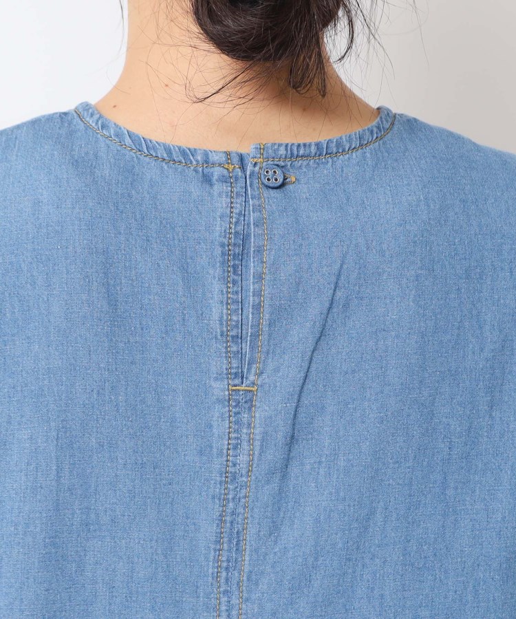 デッサン(レディース)(Dessin(Ladies))の【洗える】綿麻デニムワンピース17
