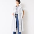 デッサン(レディース)(Dessin(Ladies))の【洗える】オリジナルストライプ柄シャツワンピース（S～L）1