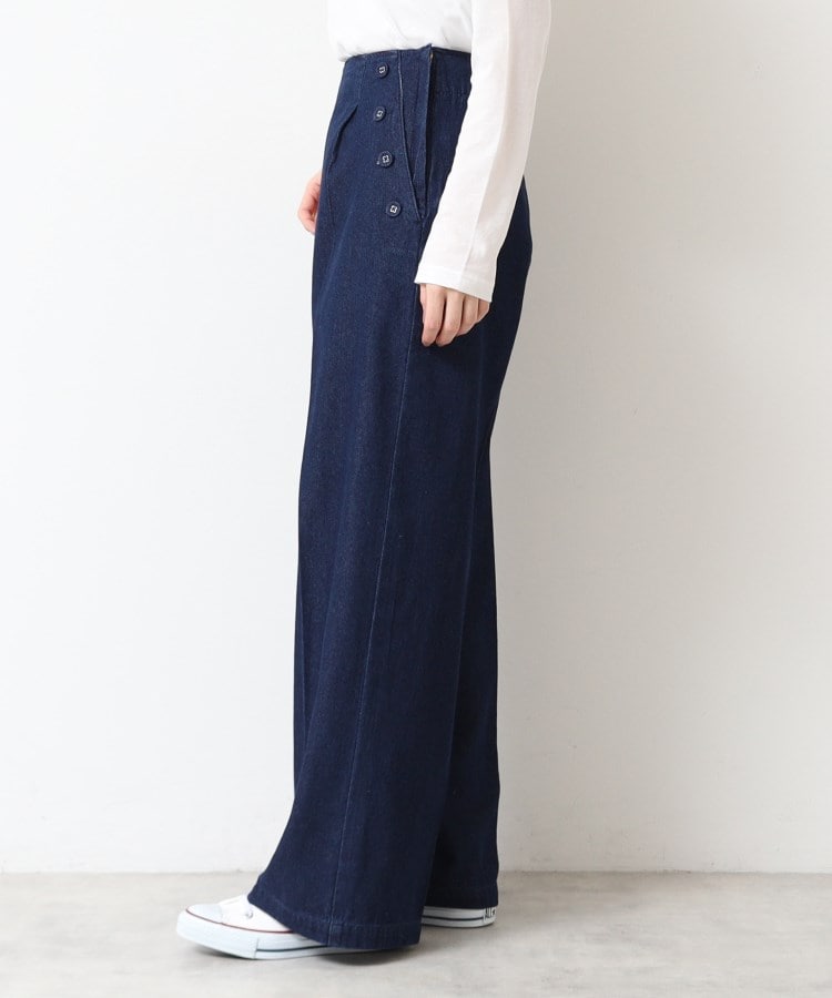 デッサン(レディース)(Dessin(Ladies))の【洗える】デニムワイドマリンパンツ（XS～L）18