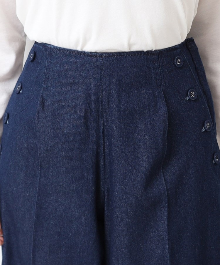 デッサン(レディース)(Dessin(Ladies))の【洗える】デニムワイドマリンパンツ（XS～L）20