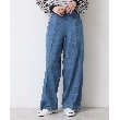 デッサン(レディース)(Dessin(Ladies))の【洗える】デニムワイドマリンパンツ（XS～L）1