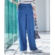 デッサン(レディース)(Dessin(Ladies))の【洗える】デニムワイドマリンパンツ（XS～L） ブルー(091)