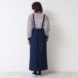 デッサン(レディース)(Dessin(Ladies))の【洗える・後ろゴム】サスペンダー付デニムスカート（S～L）11