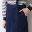 デッサン(レディース)(Dessin(Ladies))の【洗える・後ろゴム】サスペンダー付デニムスカート（S～L）18
