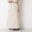 デッサン(レディース)(Dessin(Ladies))の【洗える・ウエストゴム】スピンドル付ストライプスカート（S～L） グレージュ(350)